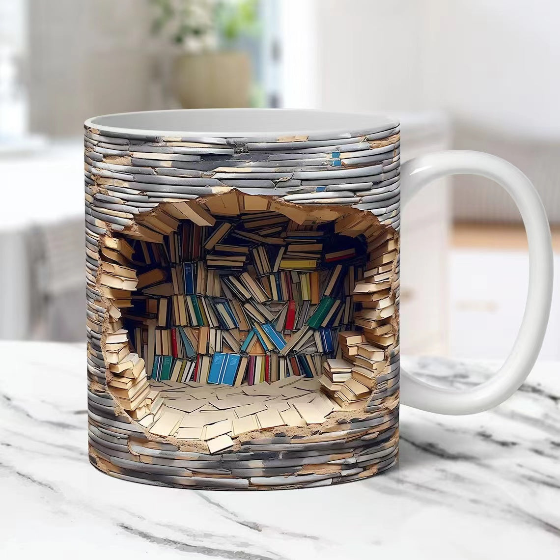 DOGDD™ 3D Bookshelf Mug