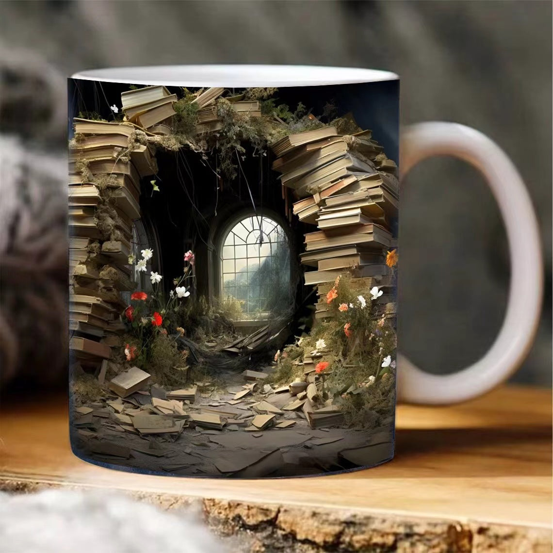 DOGDD™ 3D Bookshelf Mug