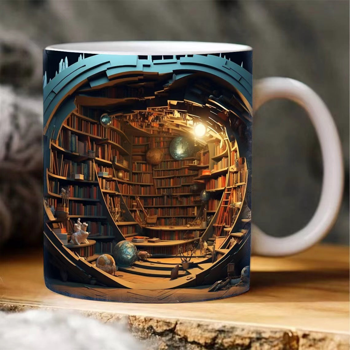 DOGDD™ 3D Bookshelf Mug