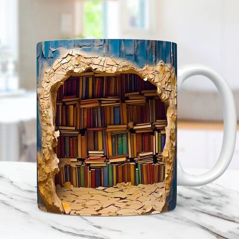 DOGDD™ 3D Bookshelf Mug