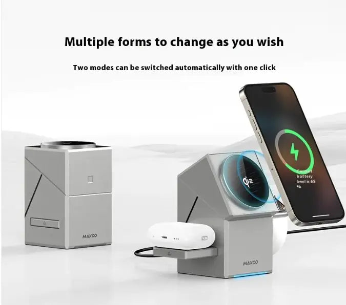 Magnetic Touch Rotating Wireless Charger